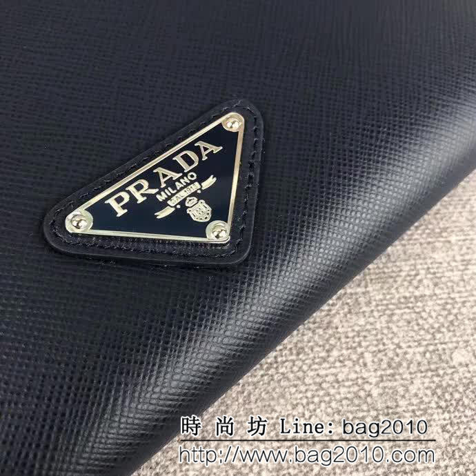 PRADA普拉達 2018最新漫畫印象系列 專櫃最新款 限量版男士手包 2NG005 DD1078